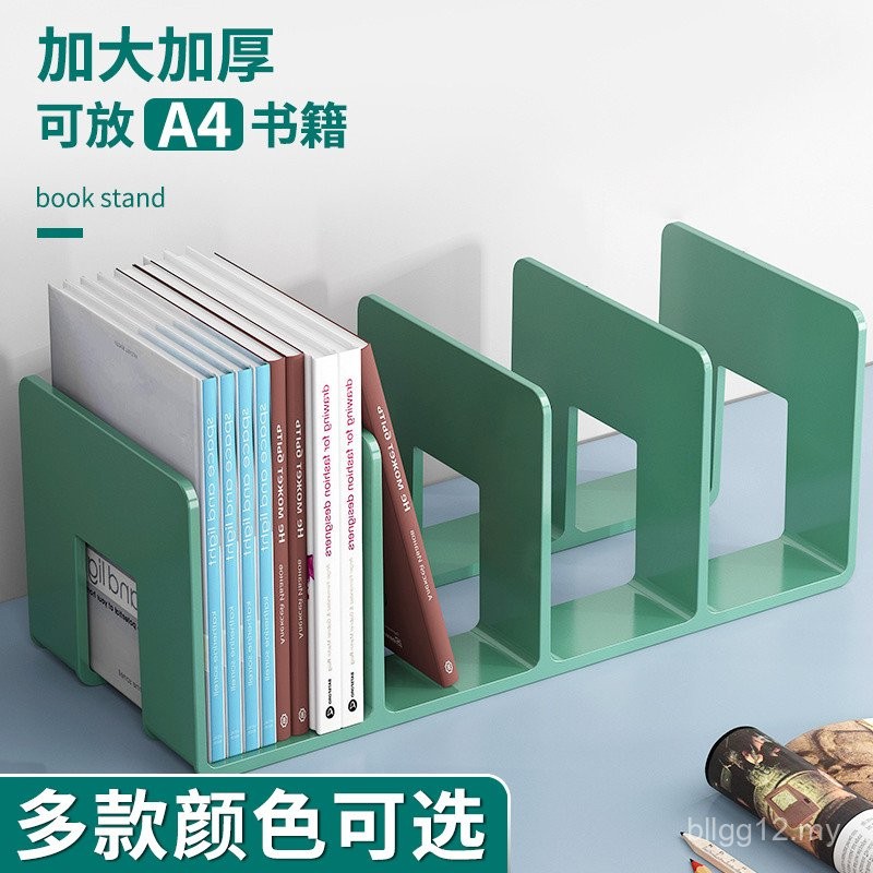 Akrilik Bookend Lutsinar Bookend Desktop Rak Buku Pembahagi Penyimpanan ...