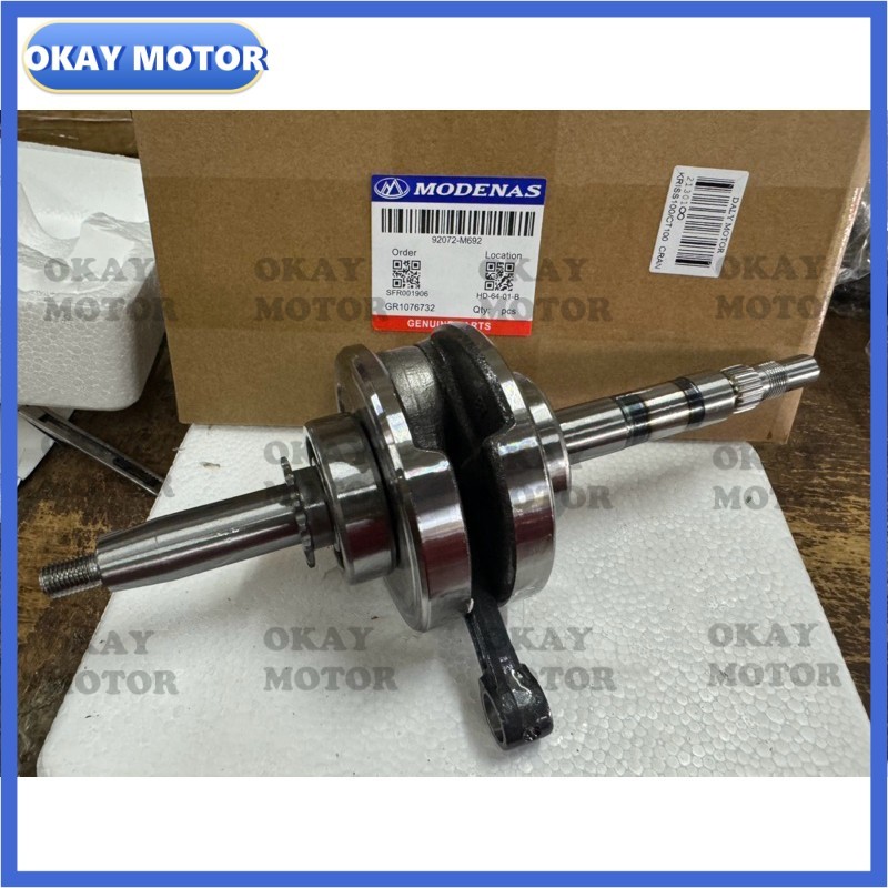 Modenas KRISS100 CT100 MR1 Crankshaft Standard Original quality Gransap ...