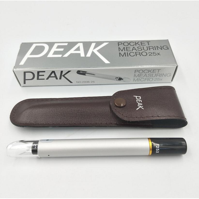 Japan PEAK pen magnifier 25X/50X with scale HD magnifier 2036-25X 2036 ...