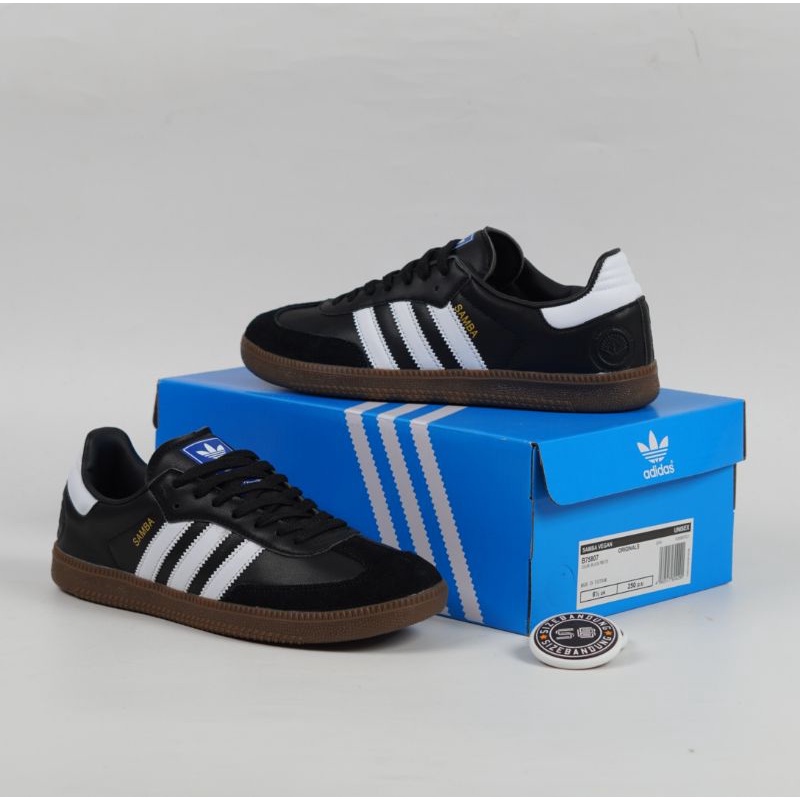 PUTIH HITAM Adidas Samba Classic OG Black Gum Original Vantel ...