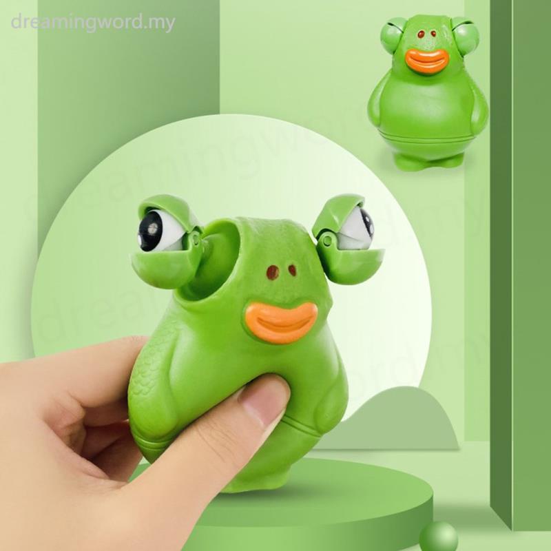 Halloween Toys Green Bug Squeeze Toy Grass Eyes Popping Out Toy Sensory ...