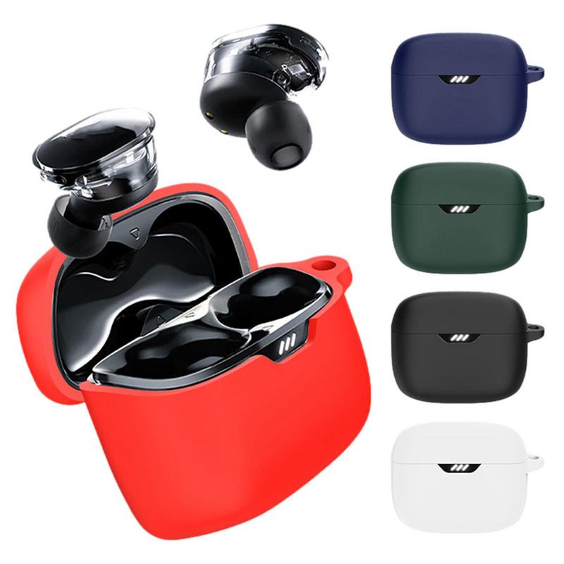 Silicone Earbud Case For JBL TUNE BEAM Blue Tooth Compatible Headphone Protective Sleeve Anti