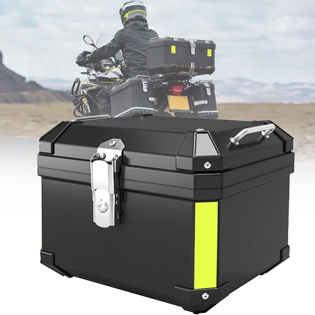 【24H】PREMIUM 45L Top Box for Motorcycle universal Aluminium Style Motor