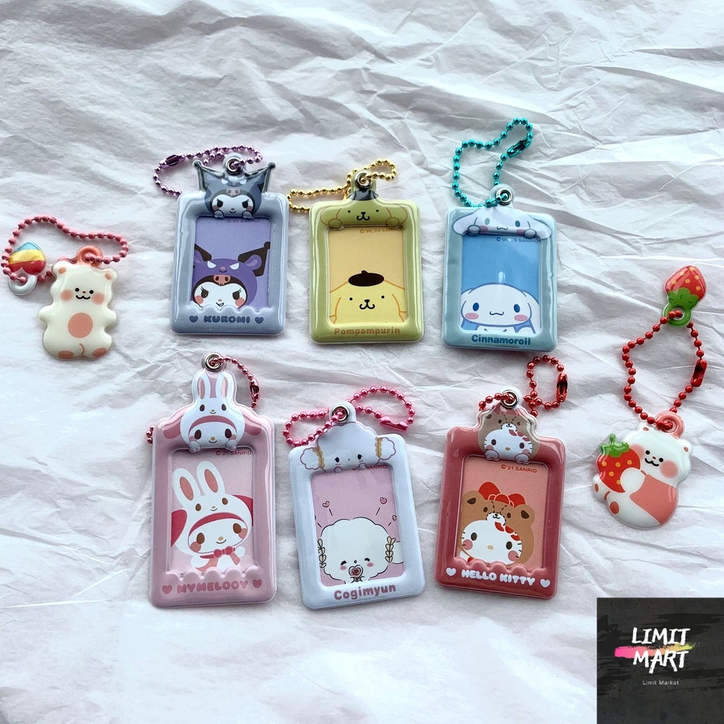 LMbean Card Holder Keychain id card holder Sanrio Melody Kuromi ...