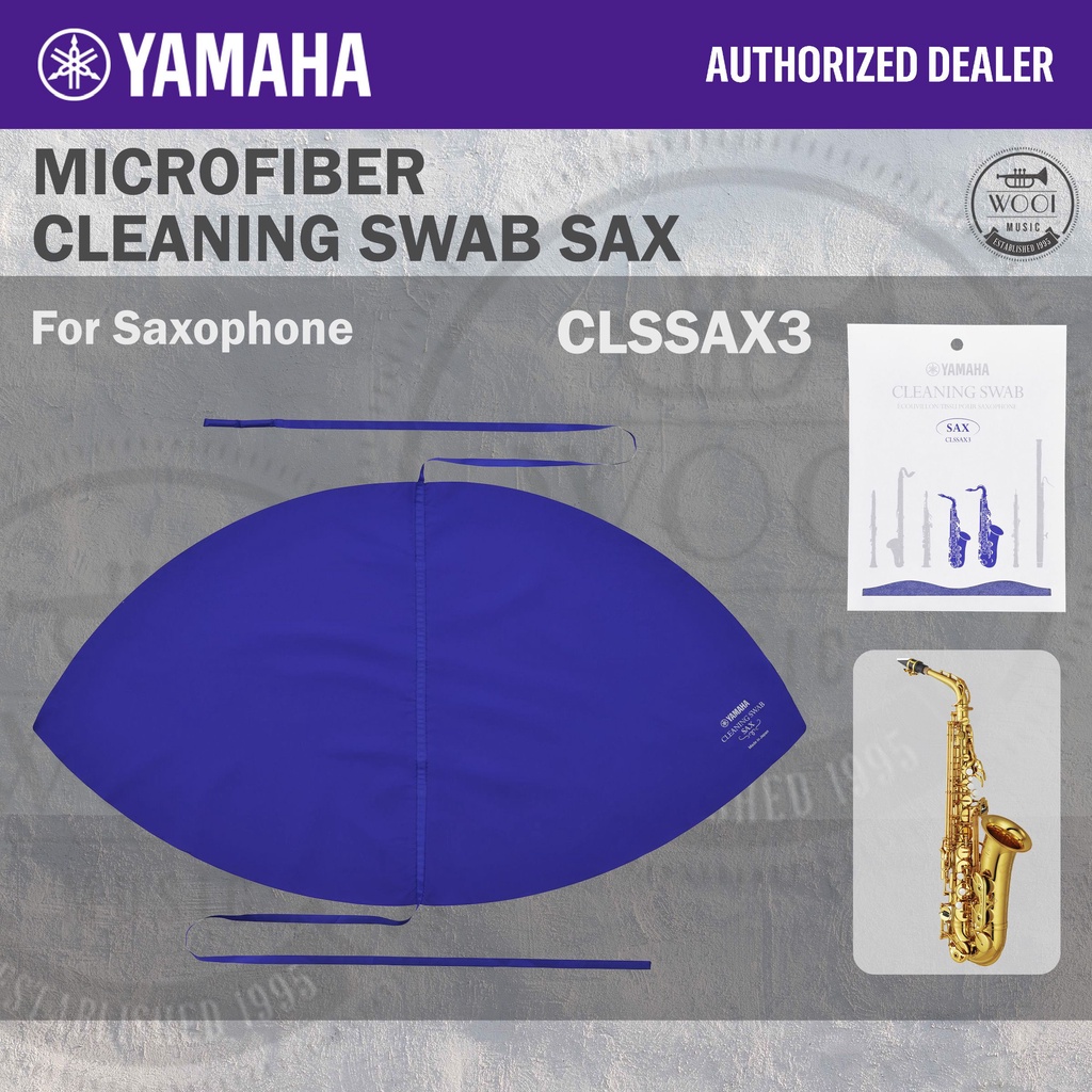 Yamaha Microfiber Cleaning Swab SAX (For Alto / Tenor Saxophone) CLSSAX3 Shopee Malaysia