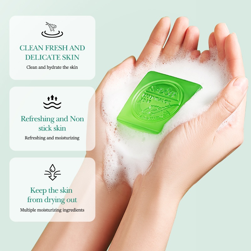 SADOER Aloe Vera Smooth Cleansing Natural Soap