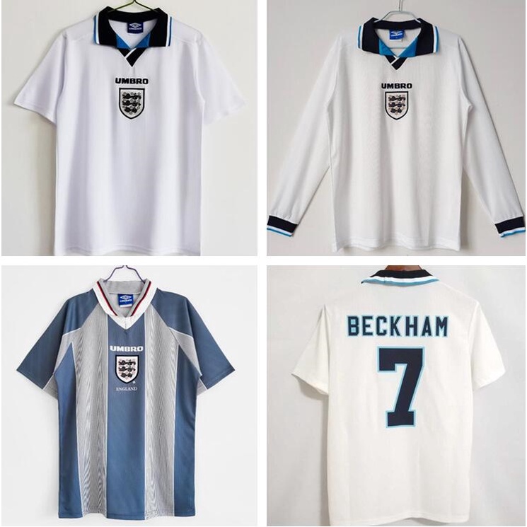 1996 ENG Home Retro Soccer Jersey Football Retro Jersey English Jersey