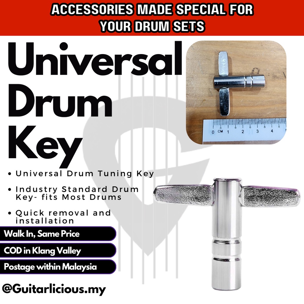 T-Shape Universal Drum Key Allen Key ( DK-1 / DK1 ) | Shopee Malaysia
