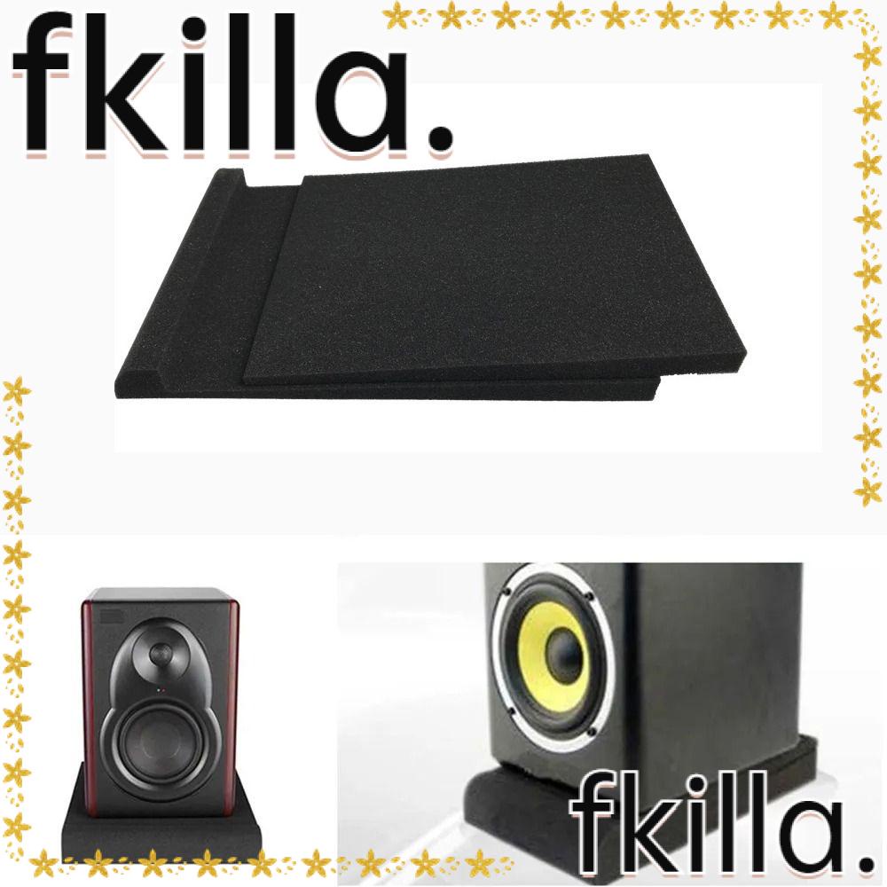 FKILLA1 Studio Monitor Isolation Pads, Shockproof Black Speaker