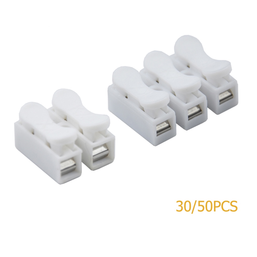 30pcs 2 3 Pins Electrical Cable Connectors Ch2 Ch3 Quick Splice Lock Wire Terminals Set Shopee 