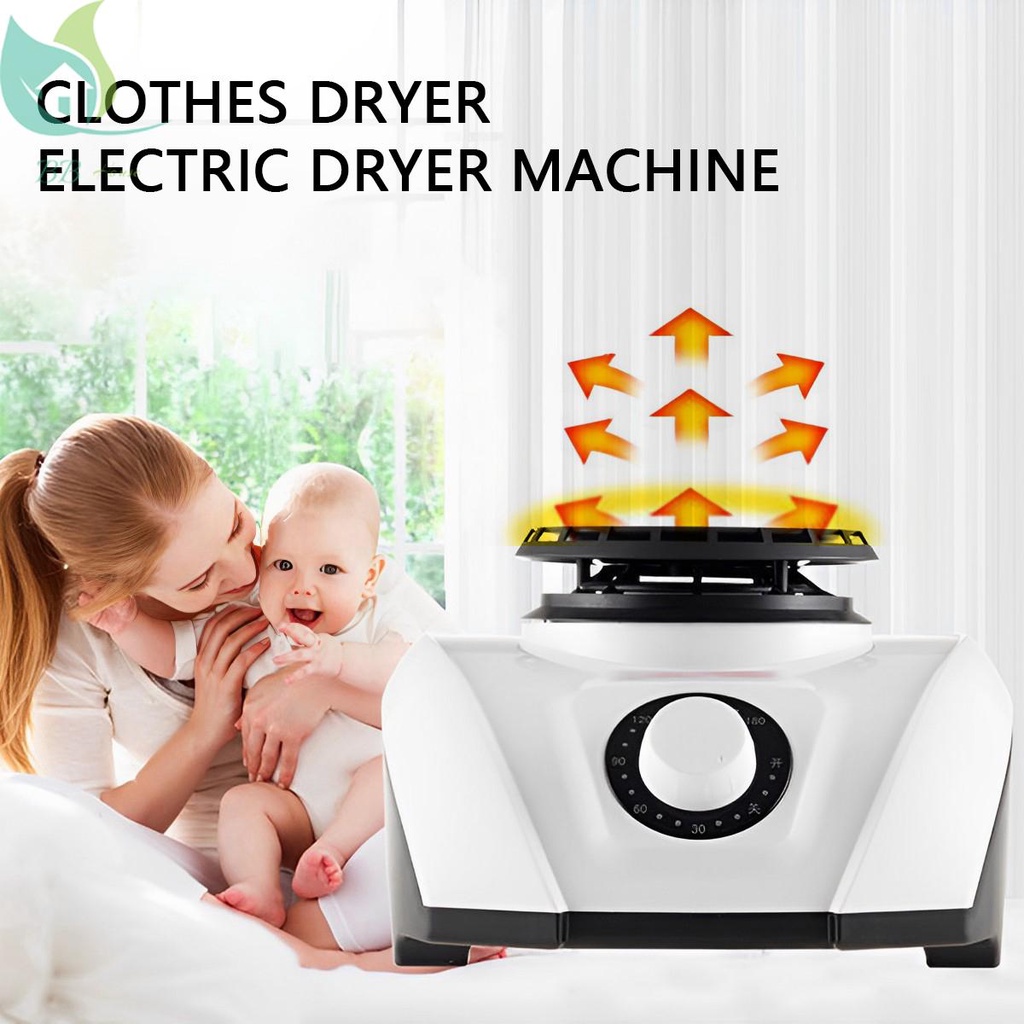Laundry Dryer 1200W Mini Electric Laundry Dryer High Efficiency Clothes ...