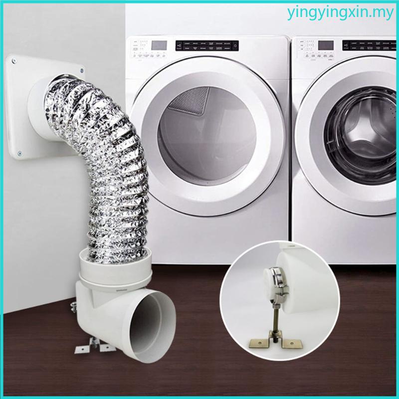 YIN Dryer Exhaust Connector Adapter Foldable for Closet Wall Ceiling