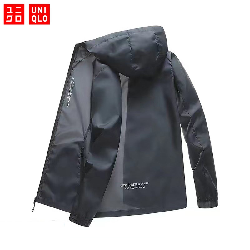 【Waterproof】Uniqlo Sunscreen Jacket Breathable Quick Dry Jacket Men's ...