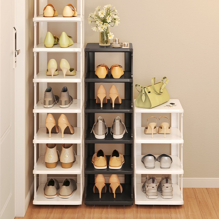 Simple Door Entrance Shoe Rack Multi-Layer Stacking Shoe Storage Rack ...