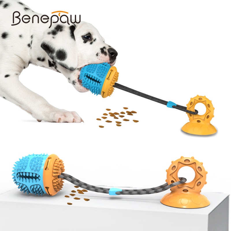 Benepaw Suction Cup Dog Toy For Small Medium Dogs Interactive Safe Tug