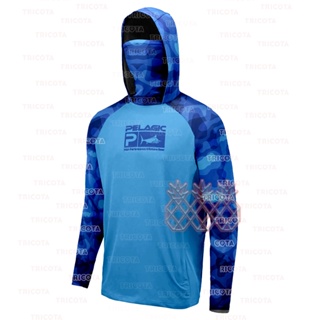 Pelagic Fishing Hoodies Sun Anti-UV UPF50+ Mask Summer Scarf Shirt