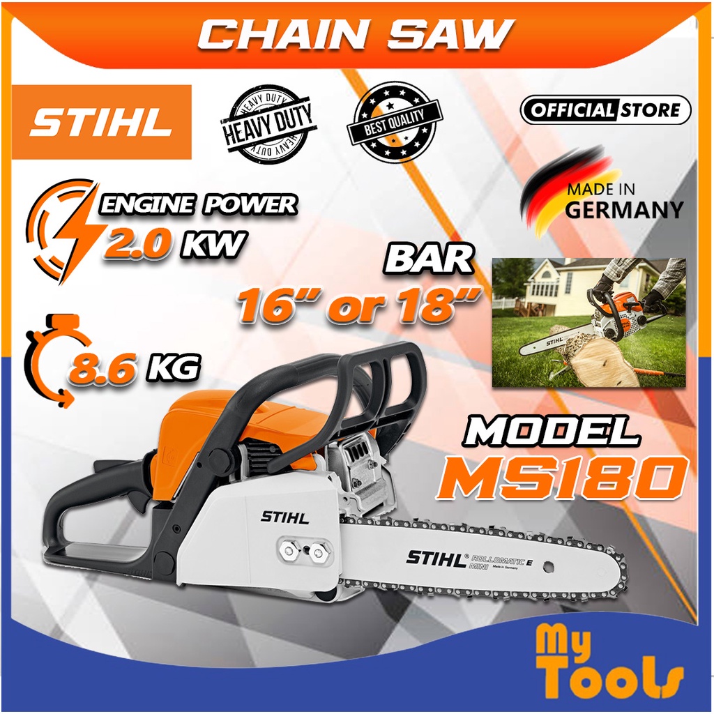 Mytools STIHL MS180 Chain Saw Heavy Duty | Shopee Malaysia