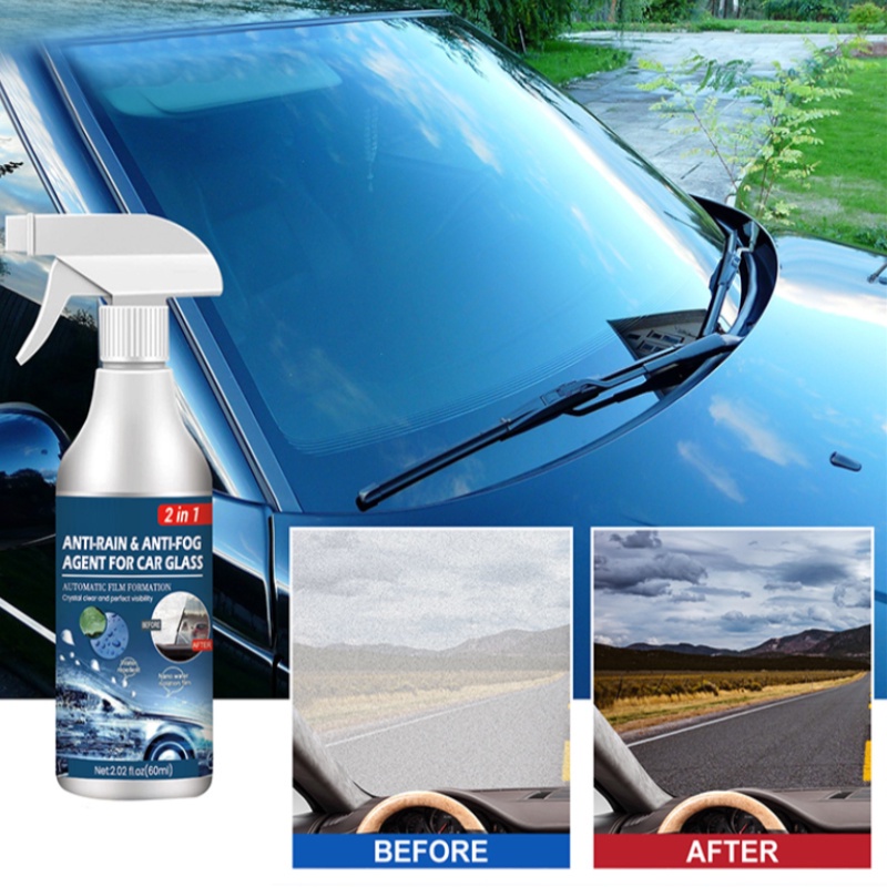 SEAMETAL 60ML Anti Rain Mist Coating Glass Polishing Spray Windscreen ...