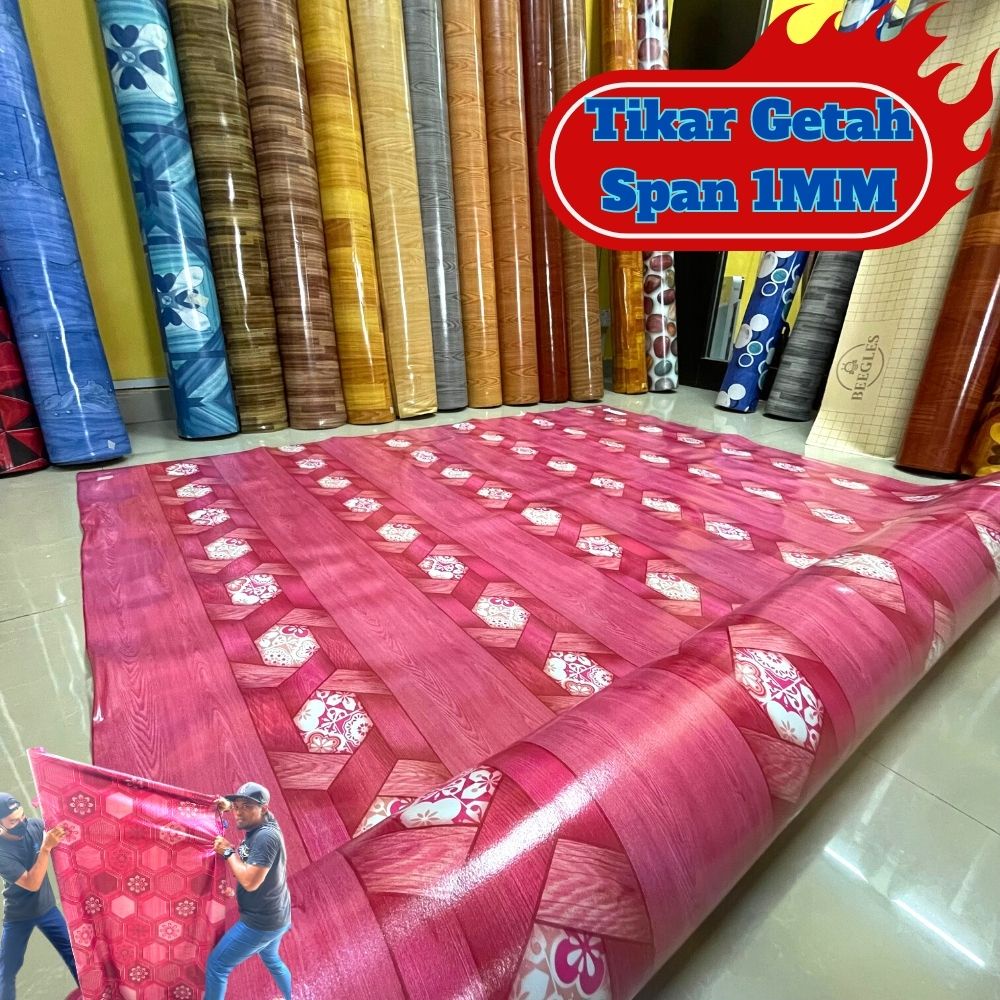 TIKAR GETAH SPAN HARGA KILANG 1 ROLL 18 Meter X 1.83 Meter1mm Gulung ...