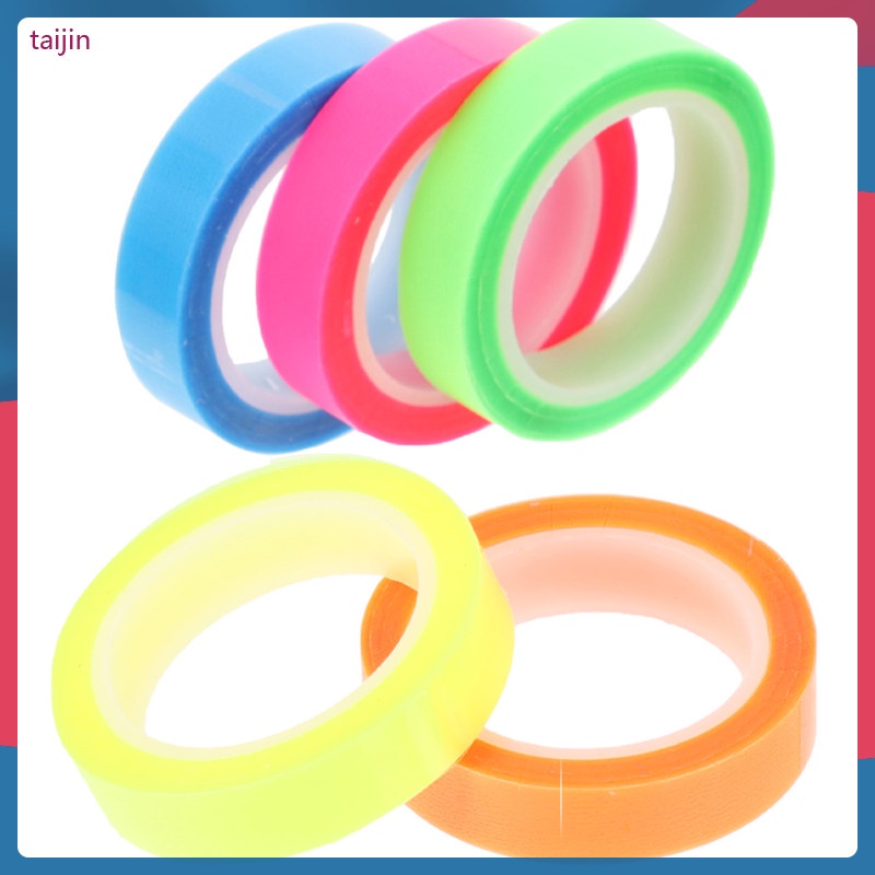 5 Rolls of Transparent Reading Tapes Adhesive Sentence Highlight Tapes