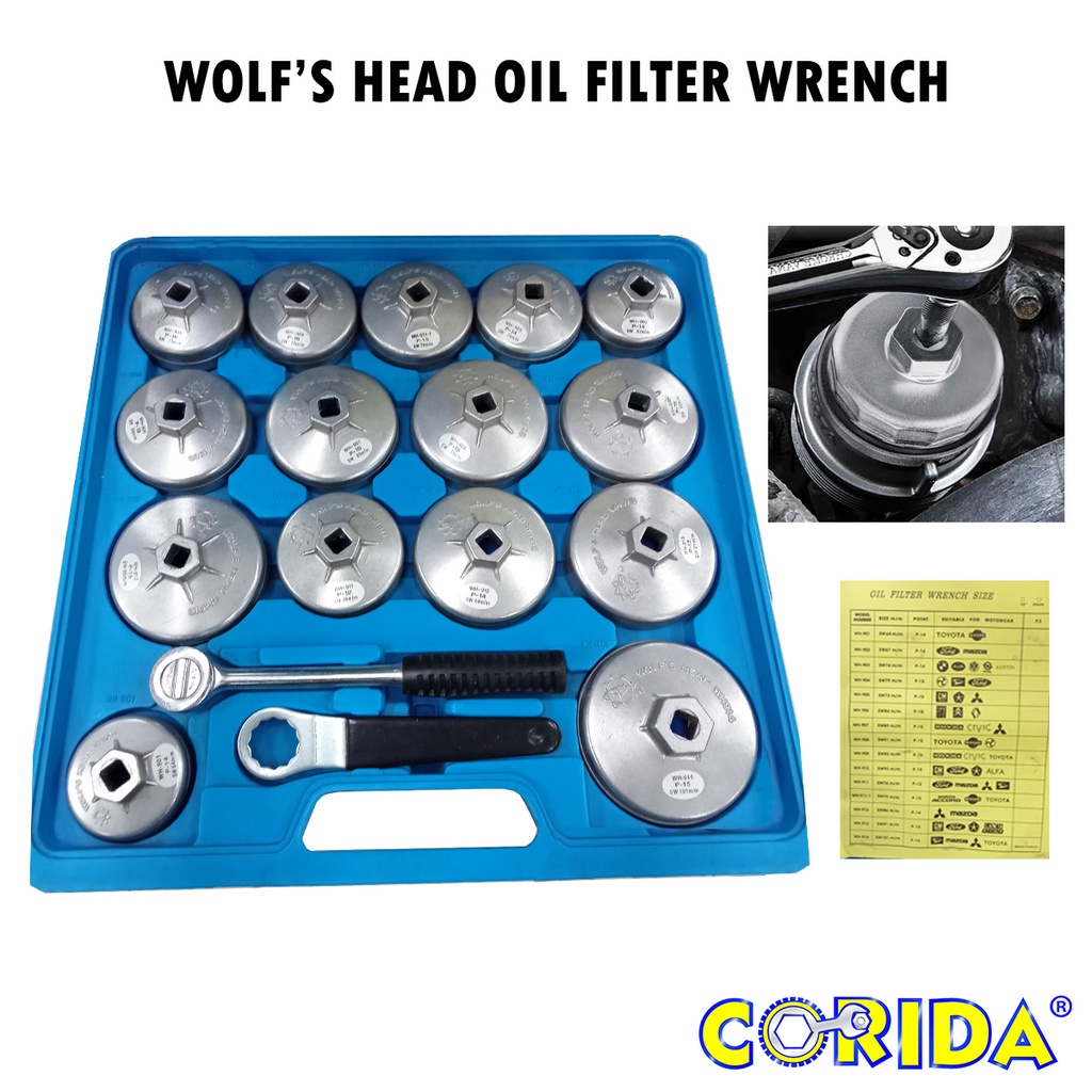 Oil Filter Socket Wrench – 3/8” Drive Cup Style Removal Tool For Automotive Filters