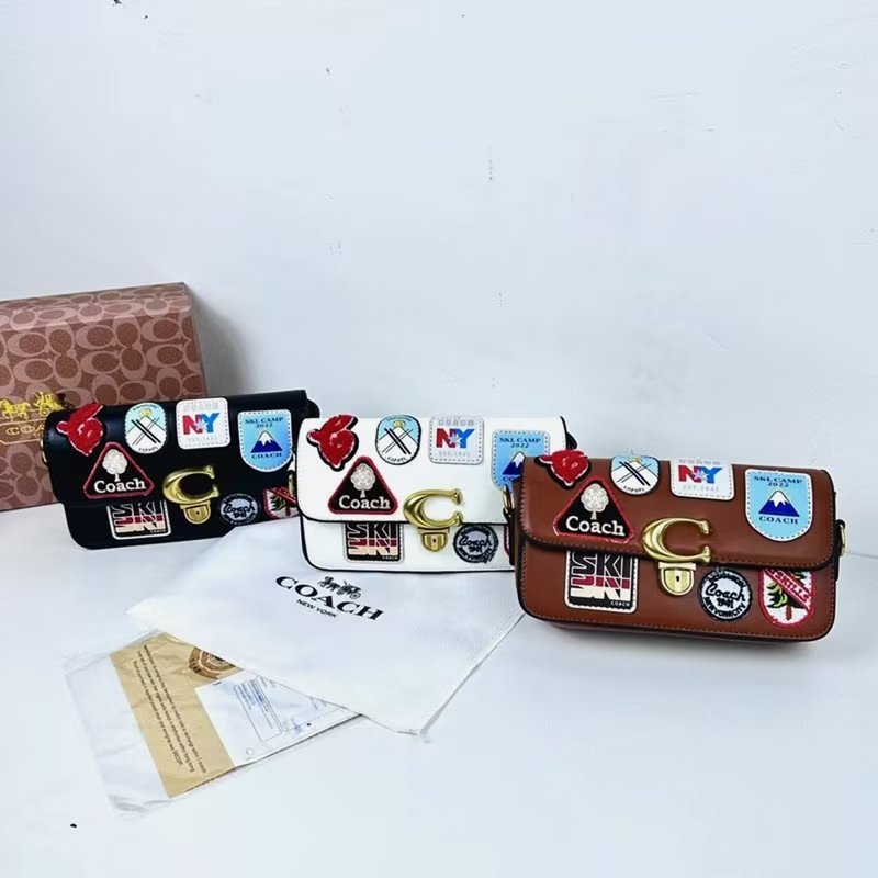 Coach Sling Bag Sports Messenger Bags Sports Shoulder Bag Women Leather