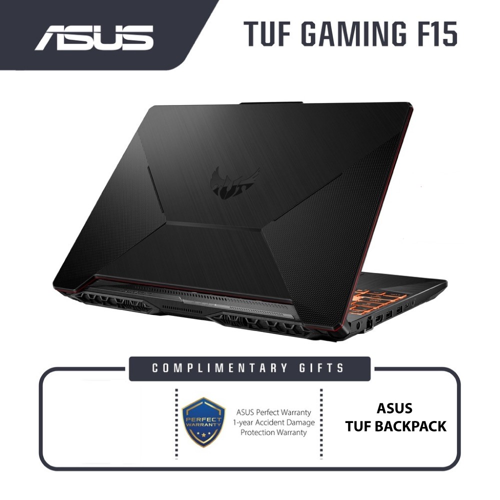 Asus TUF Gaming F15 FX506H-FHN007W (I5-11400H/8GB RAM/512GB SSD/RTX2050  4GBDDR6/15.6 FHD 144Hz/W11/2YRS