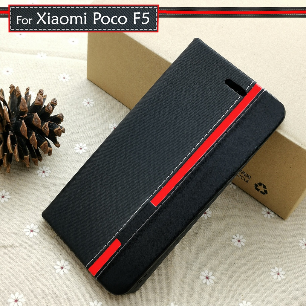 Case for Xiaomi Poco F3 Pro 5G NFC coque Luxury textile Leather skin soft  hard phone