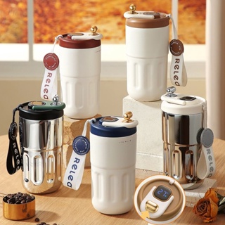 Smart Thermos Bottle for Coffee LED Temperature Display Thermal Mug  Insulated Tumbler taza termica garrafa copo