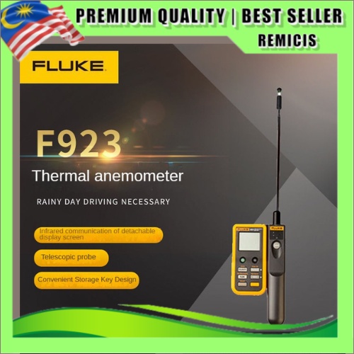 Fluke F923 HotWire Anemometer for Wind Speed Measurement and Air Flow