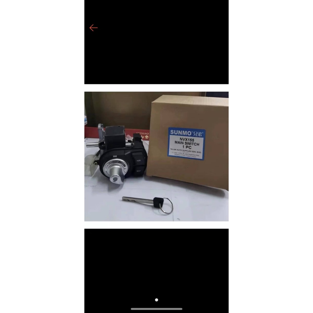 YAMAHA NVX155 V1 NVX 155 V1 MAIN SWITCH SET KUNCI SATU SET MAIN SWITCH ...