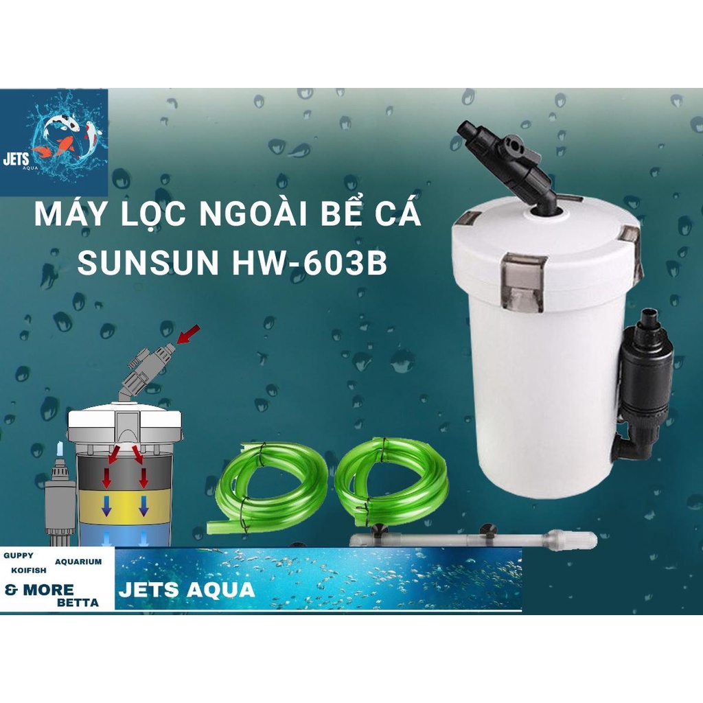 Sunsun HW-603B barrel filter | Shopee Malaysia