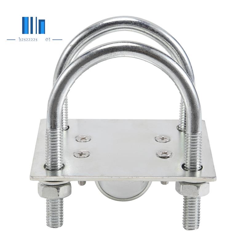 Antenna Mast Clamp Bracket with UBolts AntiRust Clamp Panel Pipe