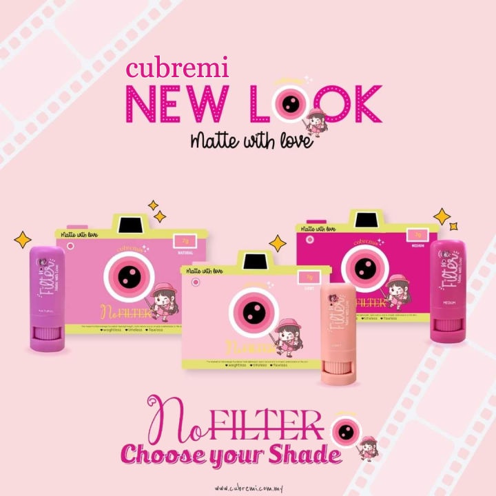 CUBREMI MATTE STICK FOUNDATION NEW PACK ORIGINAL HQ💯🔥 READY STOCK CUBRE ...