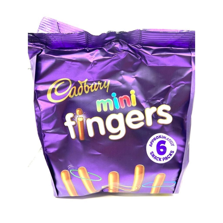 Cadbury Mini Chocolate Fingers App 6 packs 115.8g Shopee Malaysia