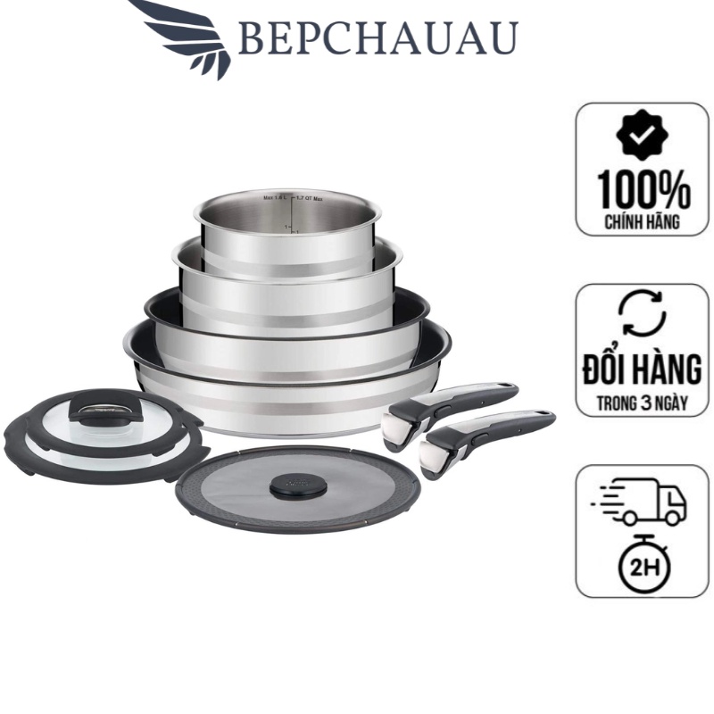 Tefal INGENIO JAMIE OLIVE L95691 9Dish Pan Set, Made In France, Can Be