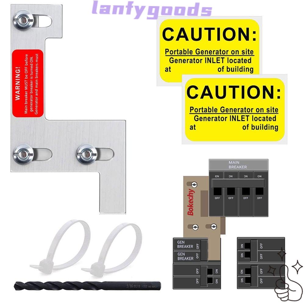 LAN Generator Interlock Kit, 150 or 200 Amp Aluminum Alloy 200 Amp Main
