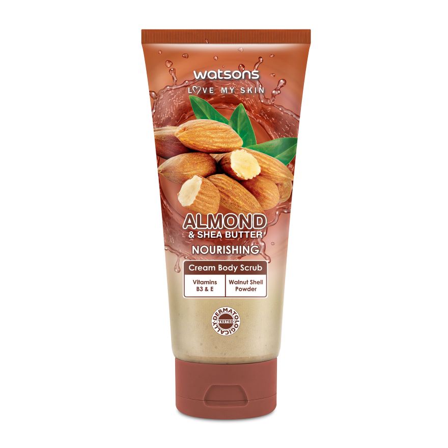 Watsons Almond & Shea Butter Cream Body Scrub (200g) Shopee Malaysia