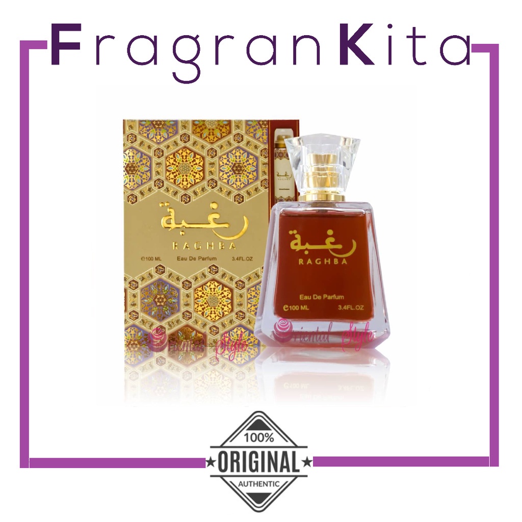 Lattafa Raghba EDP 30 ml & 100 ml | Shopee Malaysia
