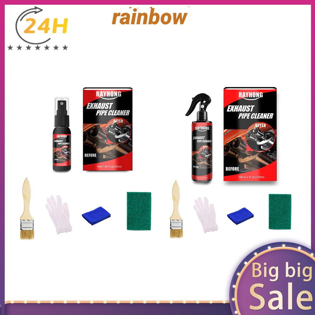 Metal Surface Rust Remover Spray Motorcycle Car Exhaust Pipe Cleaner