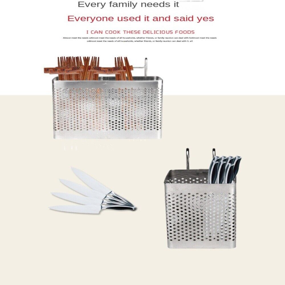Quality Stainless Steel Kitchen Utensils Chopsticks Holder Drying Rack ...