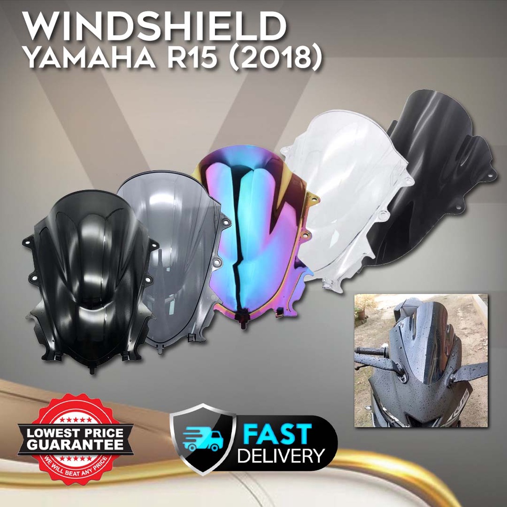 Yamaha r15 deals v3 windshield price