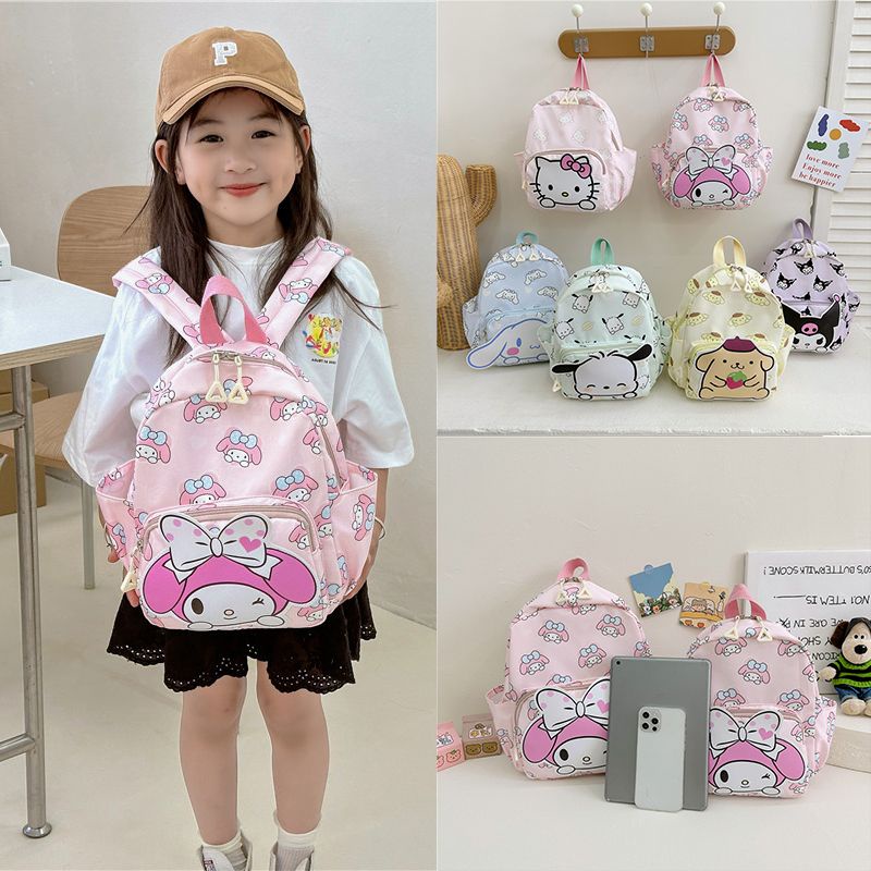 Sanrio Cartoon Knapsack Kuromi Cinnamoroll My Melody Student Bag ...