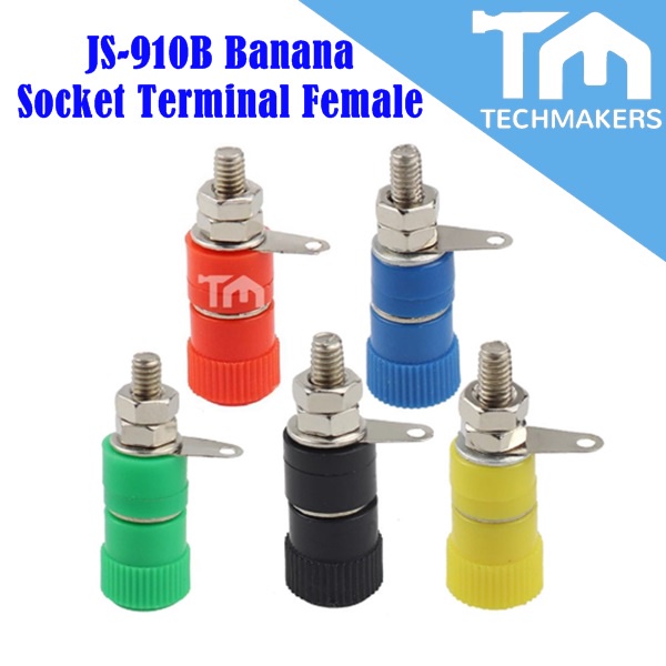 1PCS of JS-910B Banana Socket Terminal Female 4mm TechMakers