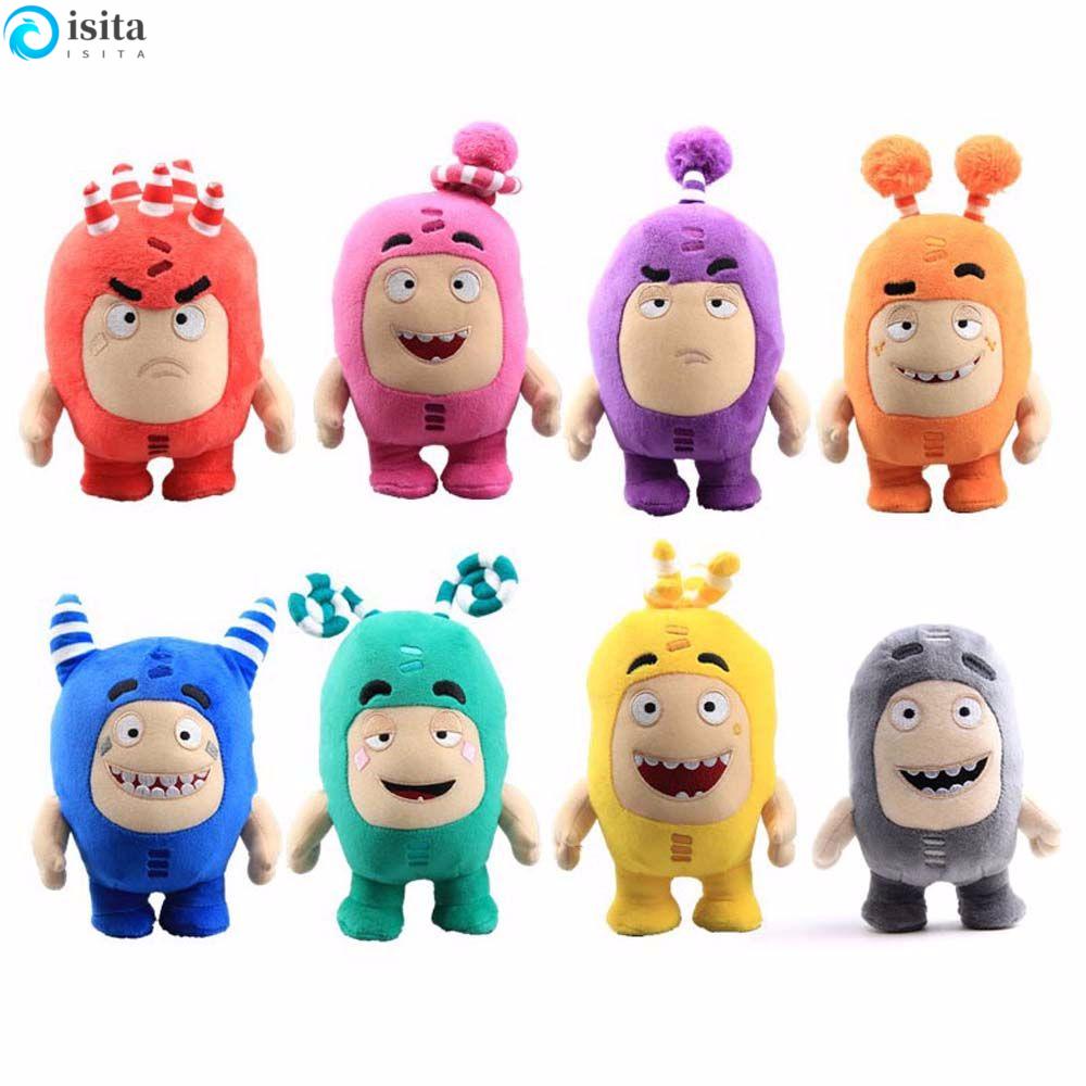 ISITA Anime Oddbods 18cm Cartoon Fuse Pogo Zeke Jeff Soft Stuffed Anime ...