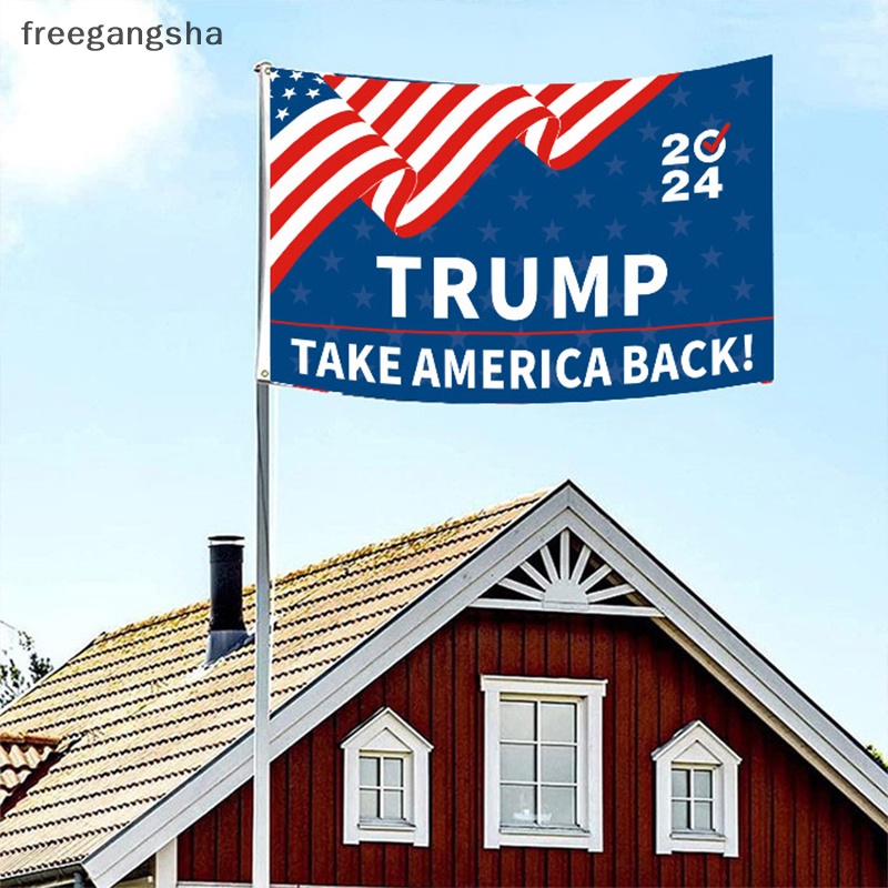 [FREG] Donald Trump/Joe Bide For President 2024 Flag 3x5 OutdoorTake