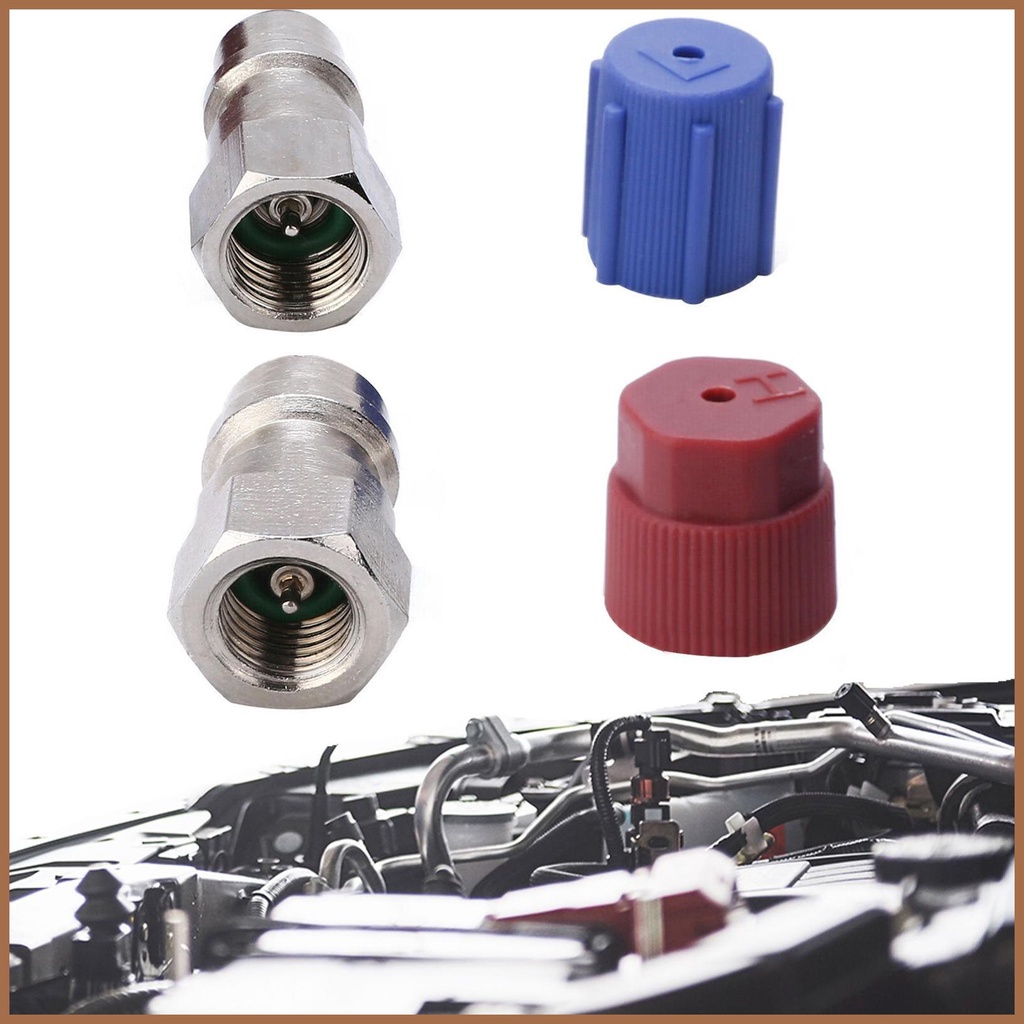 R12 to R134a Conversion Kit R12 to R134 A High/Low AC Fitting Port
