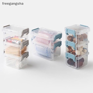 Refrigerator Food Transparent Storage Box with Password Lock