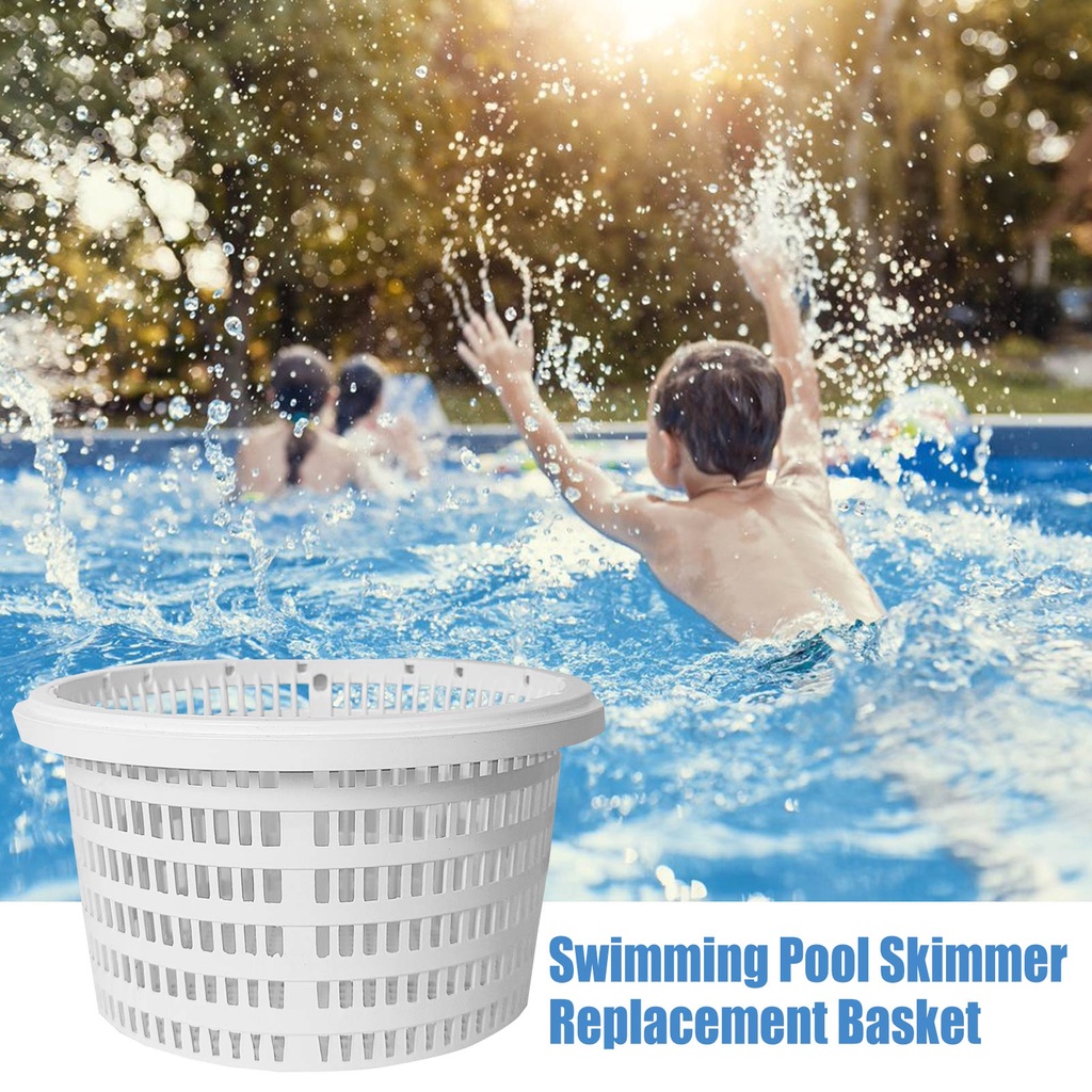 Chibel Pool Filter Basket Replacement Durable Pool Skimmer Baskets