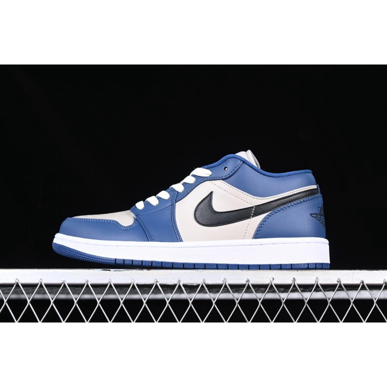 Air Jordan 1 Low French Blue/Black Basketball Shoes
